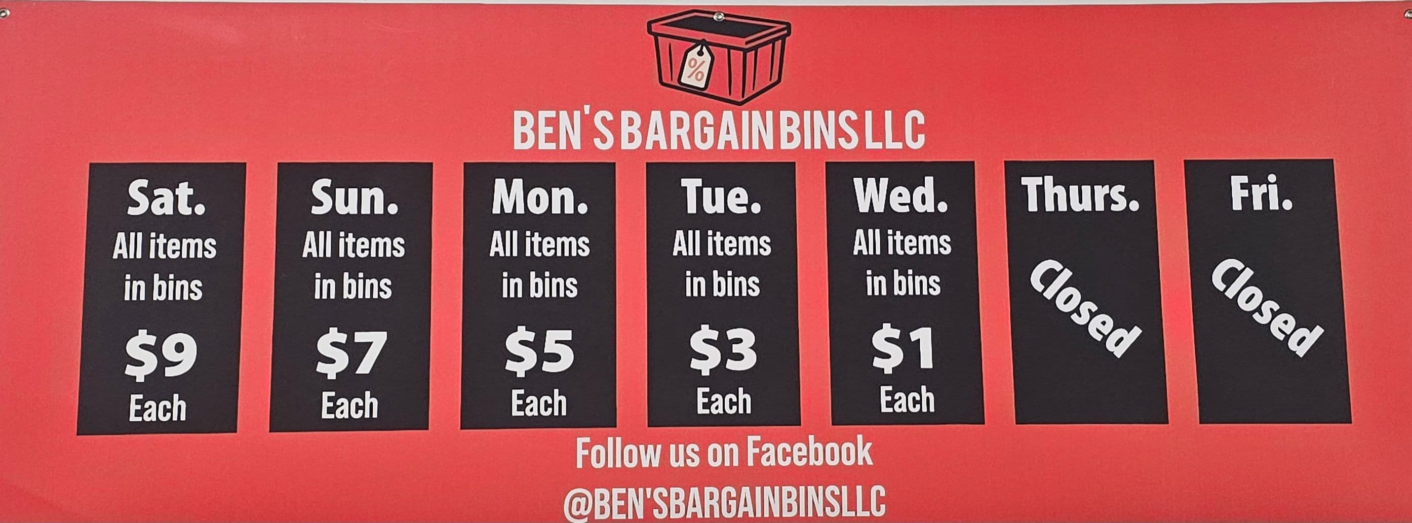 Ben's Bargain Bins
