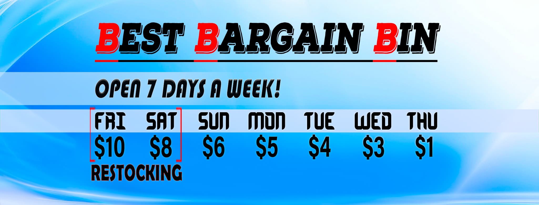 Best Bargain Bin