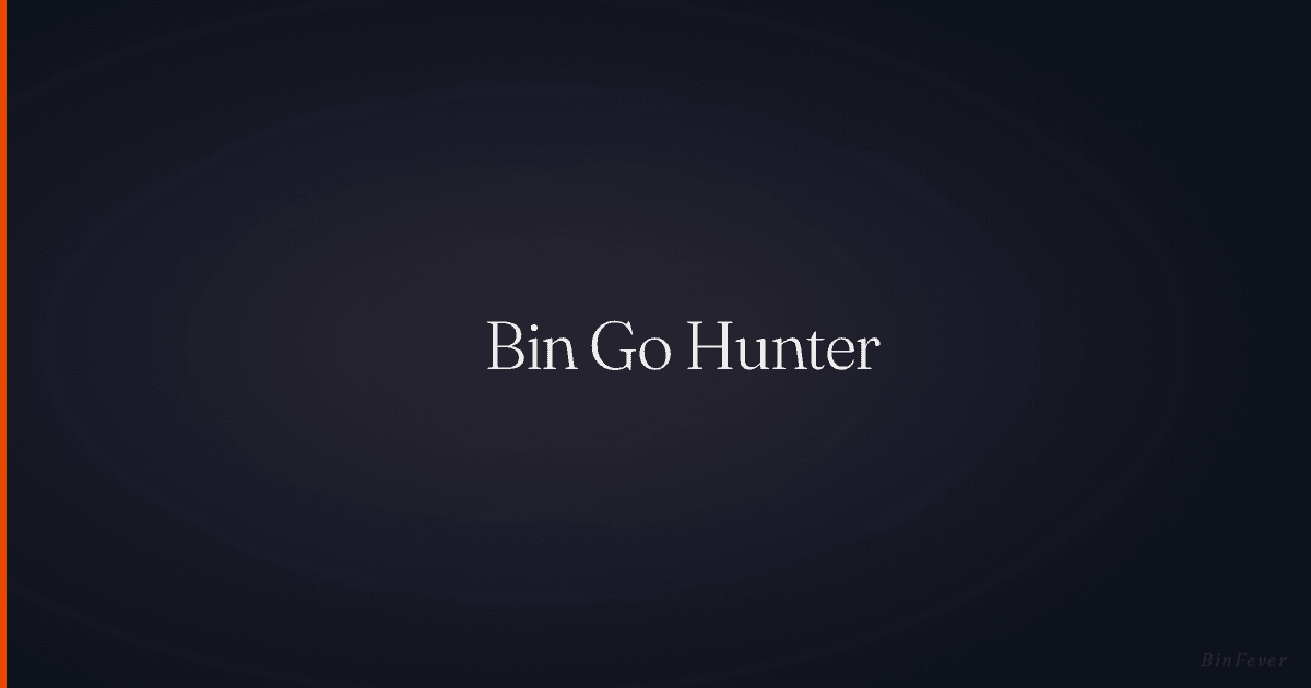 Bin -Go Hunter