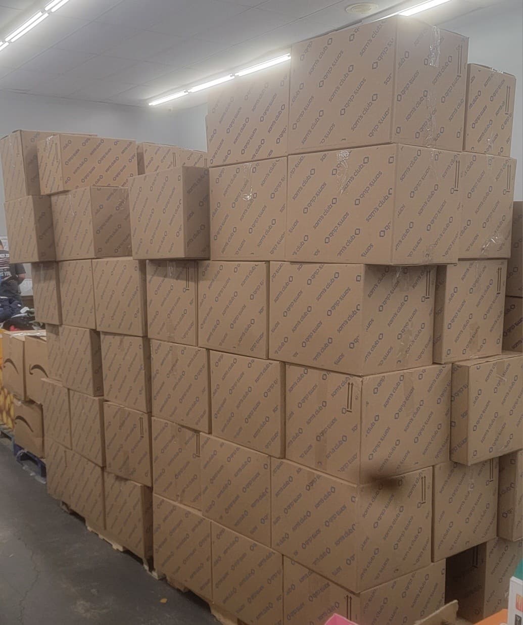 Inside Bin Mania - bin store floor view