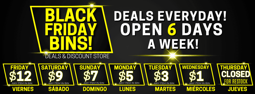 Black Friday Bins