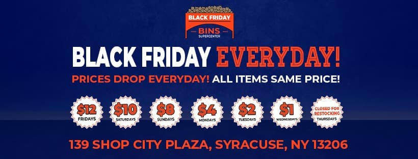 Black Friday Bins