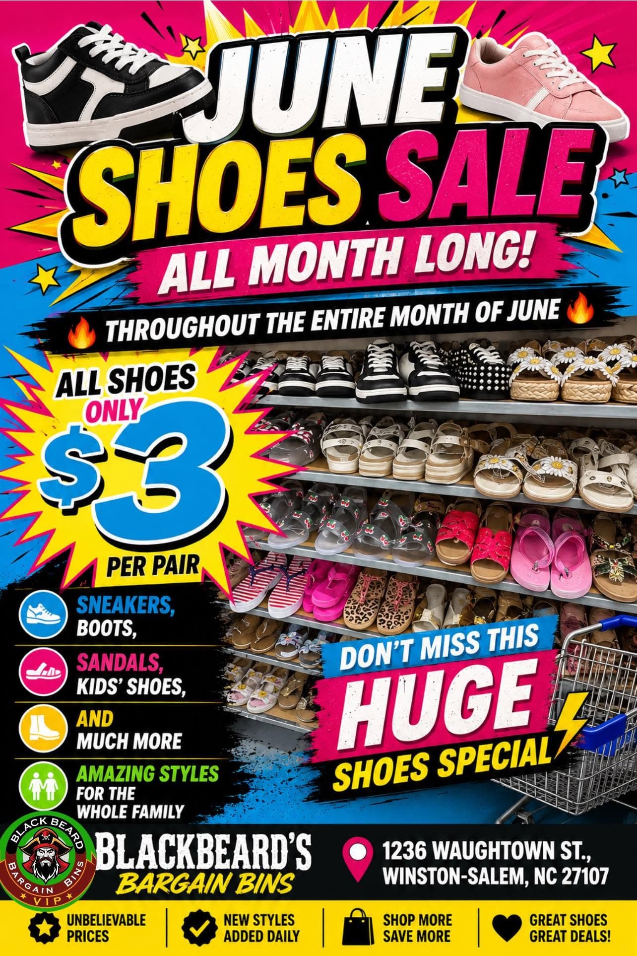 Blackbeards Bargain Bins