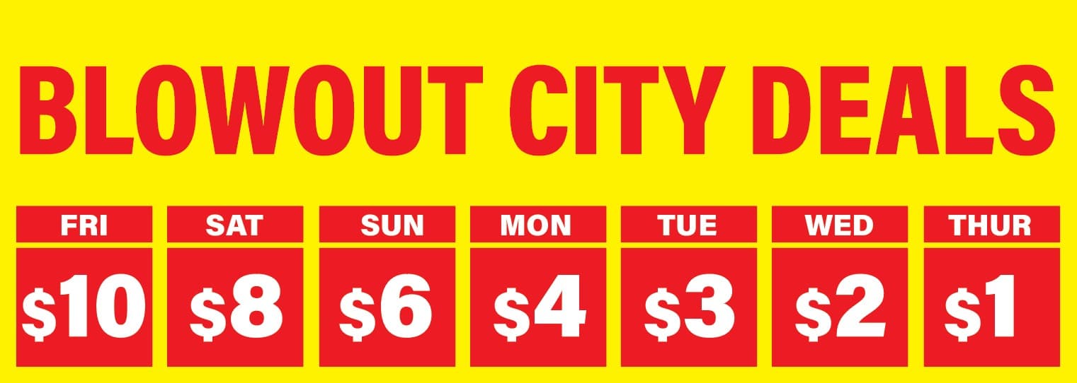 Blowout City Deals