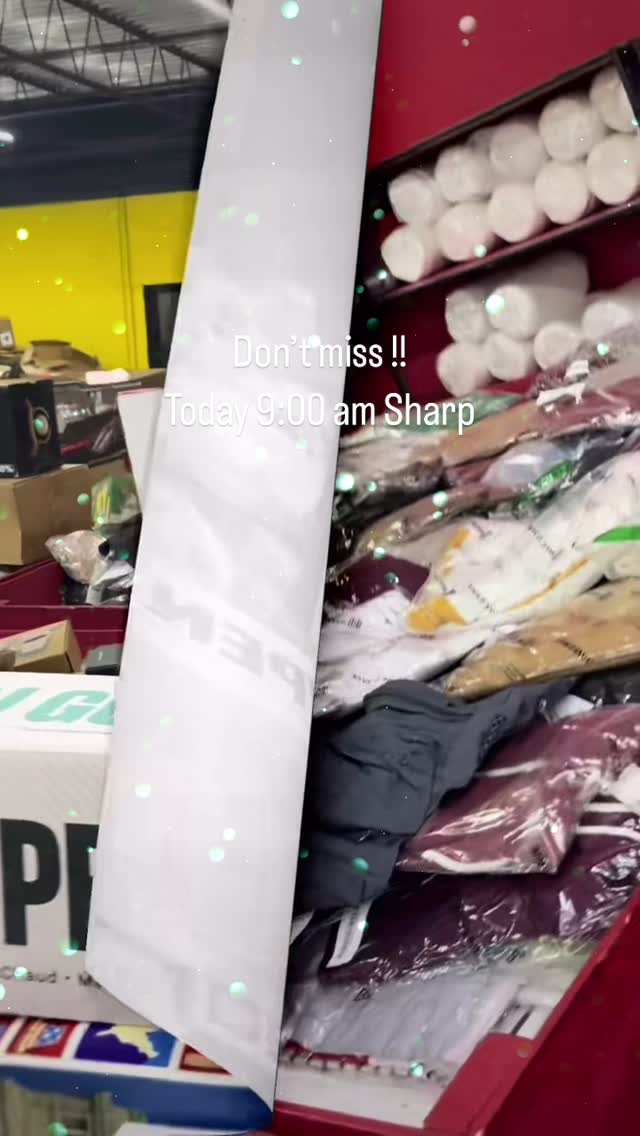 Inside Crazy Deals - bin store floor view