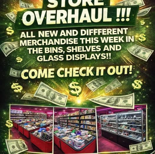Inside Dollar Deals - bin store floor view