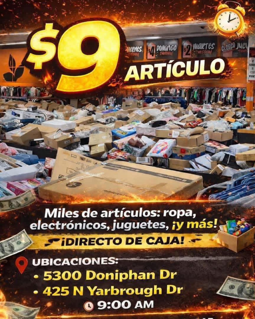 Inside El Remate Discount 2 - bin store floor view