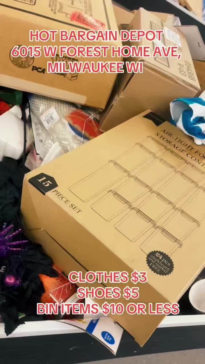 ⚡️RESTOCK FRIDAY IS HERE!⚡️
Hot Bargain Depot – Where Every Day Feels Like Black Friday!
Get ready for another amazing week of unbeatable deals!
Our bins are JAM-PACKED with top-quality returns from Amazon & Target — come treasure hunting with us!
This Week’s Hot Deals:
• VIP ITEMS: 50% OFF retail – top brands, unbeatable prices!
• Bin Deals: Just $10 each – fresh finds all around!
• Phone Accessories: Only $3 ☎️
• Shoes: Just $5 a pair 👟
• Clothing: Only $3 per item 👚
• Makeup: Starting at just $1 💄
Bonus Finds:
Check out the front tables by the registers for socks, underwear, and a huge selection of health & beauty essentials!
RAFFLE ALERT!
We’re giving away multiple prizes at opening!
Arrive early to get your raffle ticket – no tickets handed out after doors open!
Visit us at:
📍 6015 W Forest Home Ave, Milwaukee, WI
🕙 Open: 10 AM – 8 PM
Bring your friends, bring your family – and don’t miss your chance to score big!
⸻
⚡️¡VIERNES DE REABASTECIMIENTO!⚡️
¡Hot Bargain Depot – donde las ofertas del Black Friday nunca terminan!
Prepárate para una semana llena de gangas increíbles.
Nuestros contenedores están LLENOS de productos de Amazon y Target – ¡ven a descubrir los tesoros!
Ofertas de la semana:
• Artículos VIP: ¡A solo el 50% del precio de tienda!
• Contenedores: ¡Todo por solo $10!
• Accesorios para teléfono: $3 ☎️
• Zapatos: $5 el par 👟
• Ropa: $3 por prenda 👚
• Maquillaje: Desde $1 💄
¡No te lo pierdas!
Junto a las cajas encontrarás mesas con calcetines, ropa interior y muchos productos de salud y belleza.
¡SORTEOS EXCLUSIVOS AL ABRIR!
Llega temprano para recibir tu boleto – no se entregarán boletos después de abrir las puertas.
Te esperamos en:
📍 6015 W Forest Home Ave, Milwaukee, WI
🕙 Horario: 10 AM – 8 PM
¡Trae a tus amigos y encuentra las mejores gangas de Milwaukee!