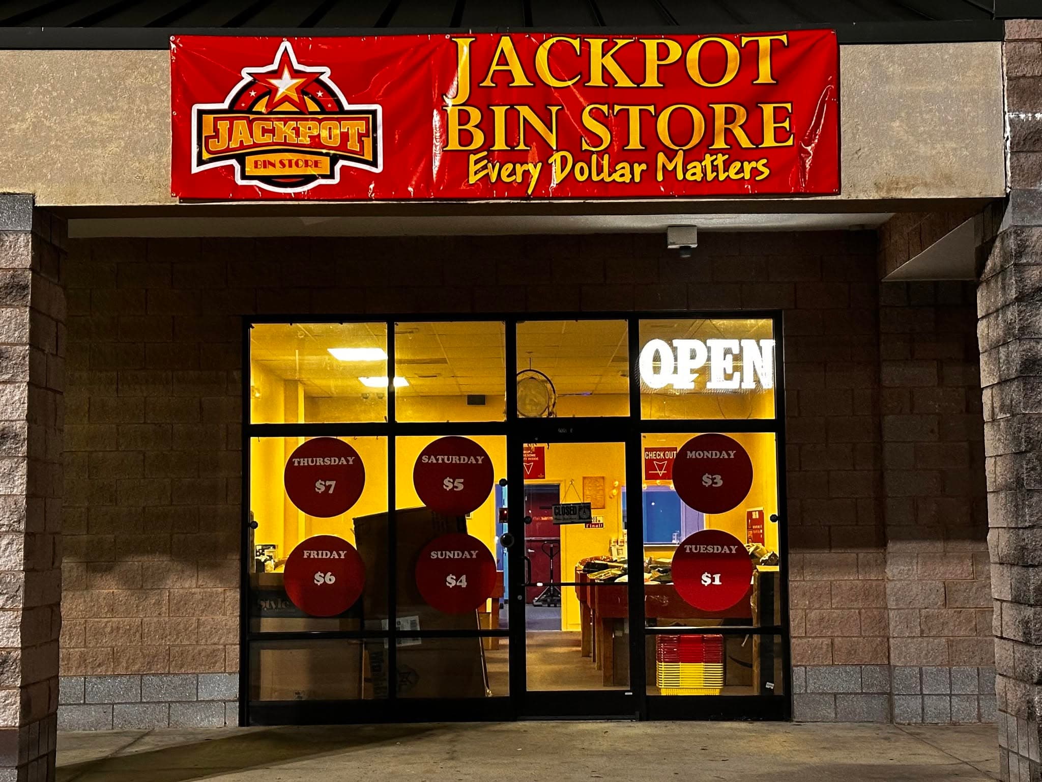 Jackpot Bin Store