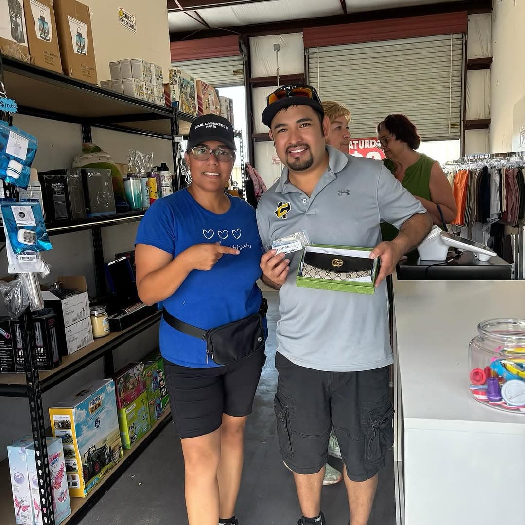 Inside Liquidation Bins & More - bin store floor view