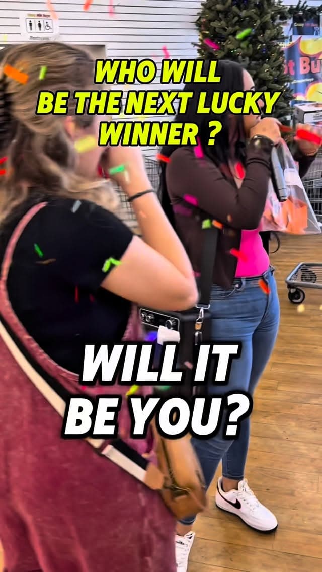 Inside Super Crazy Hot Buys - bin store floor view