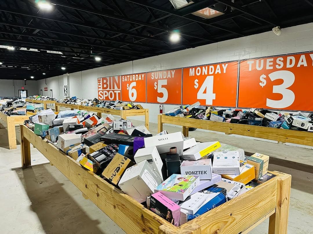 Inside The Bin Spot - bin store floor view
