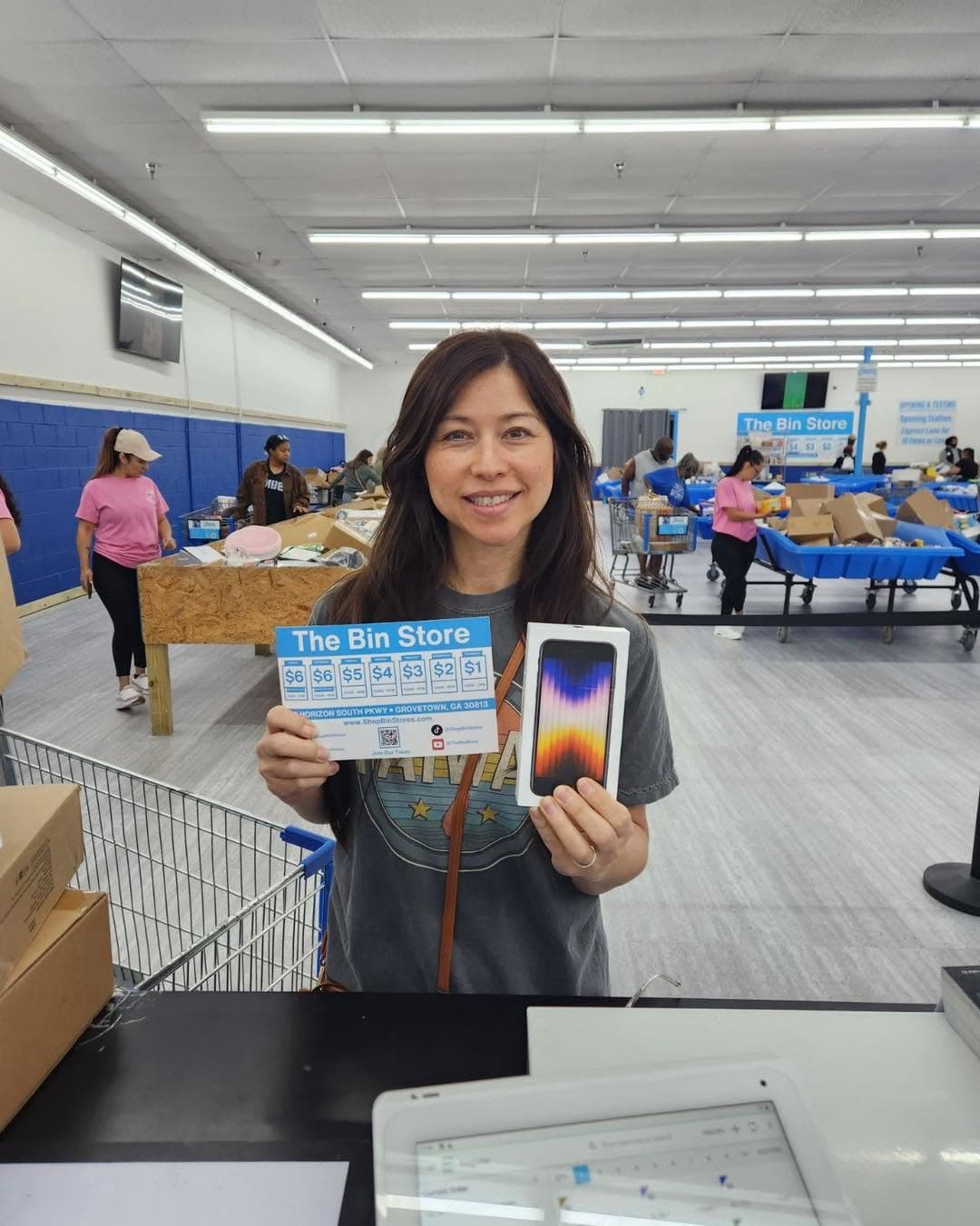 Inside The Bin Store — bin store floor view
