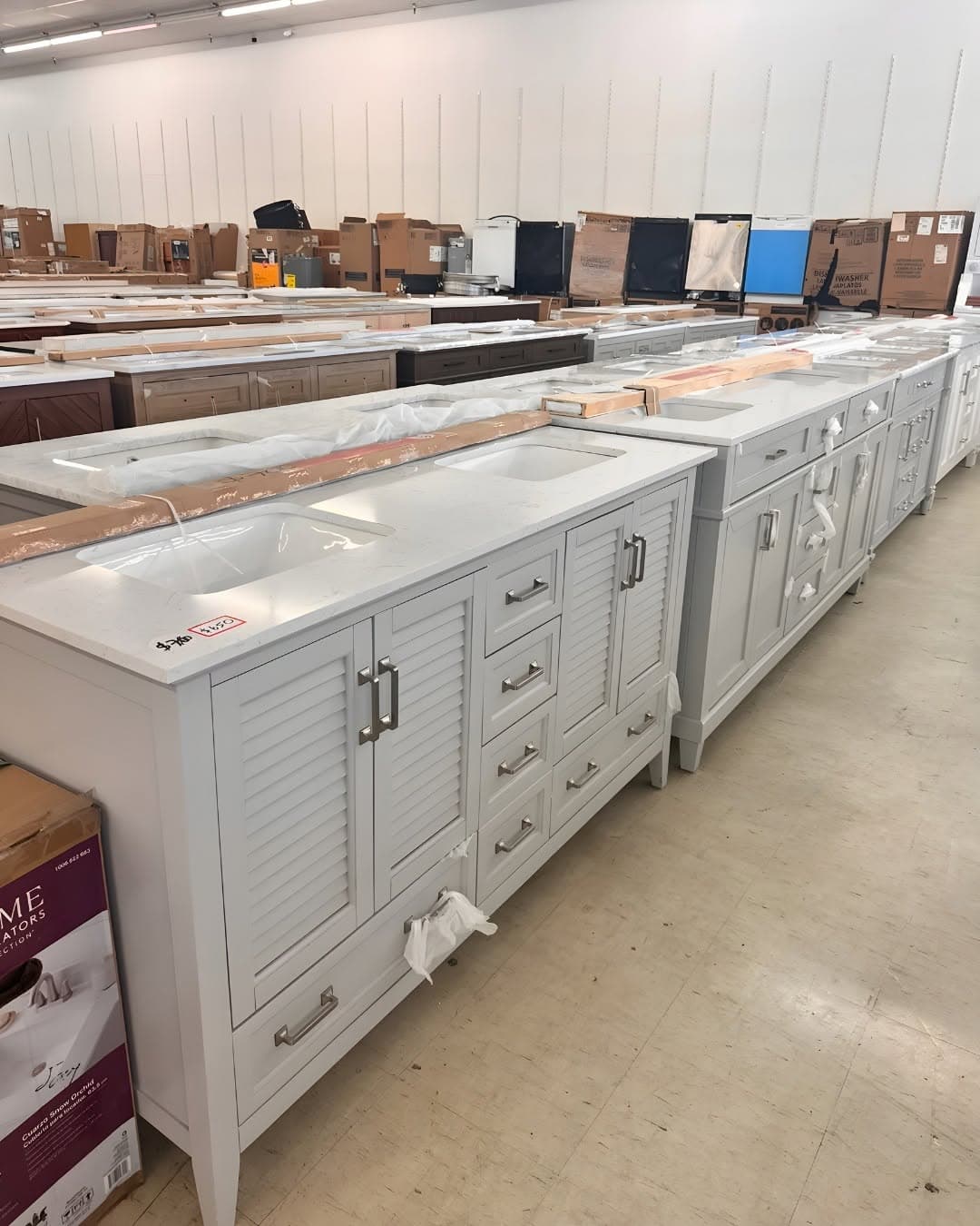Looking to give your home a makeover? Stop at The Little Depot for your home renovation needs!
Find stoves, dishwashers, bathroom vanities, and more appliances for less. Inventory is changing daily as we clear out space for more end-of-year deals.
Save Up To 90% Off—New Shipment Every Friday
📍 Come visit us at one of our 5 Houston locations!