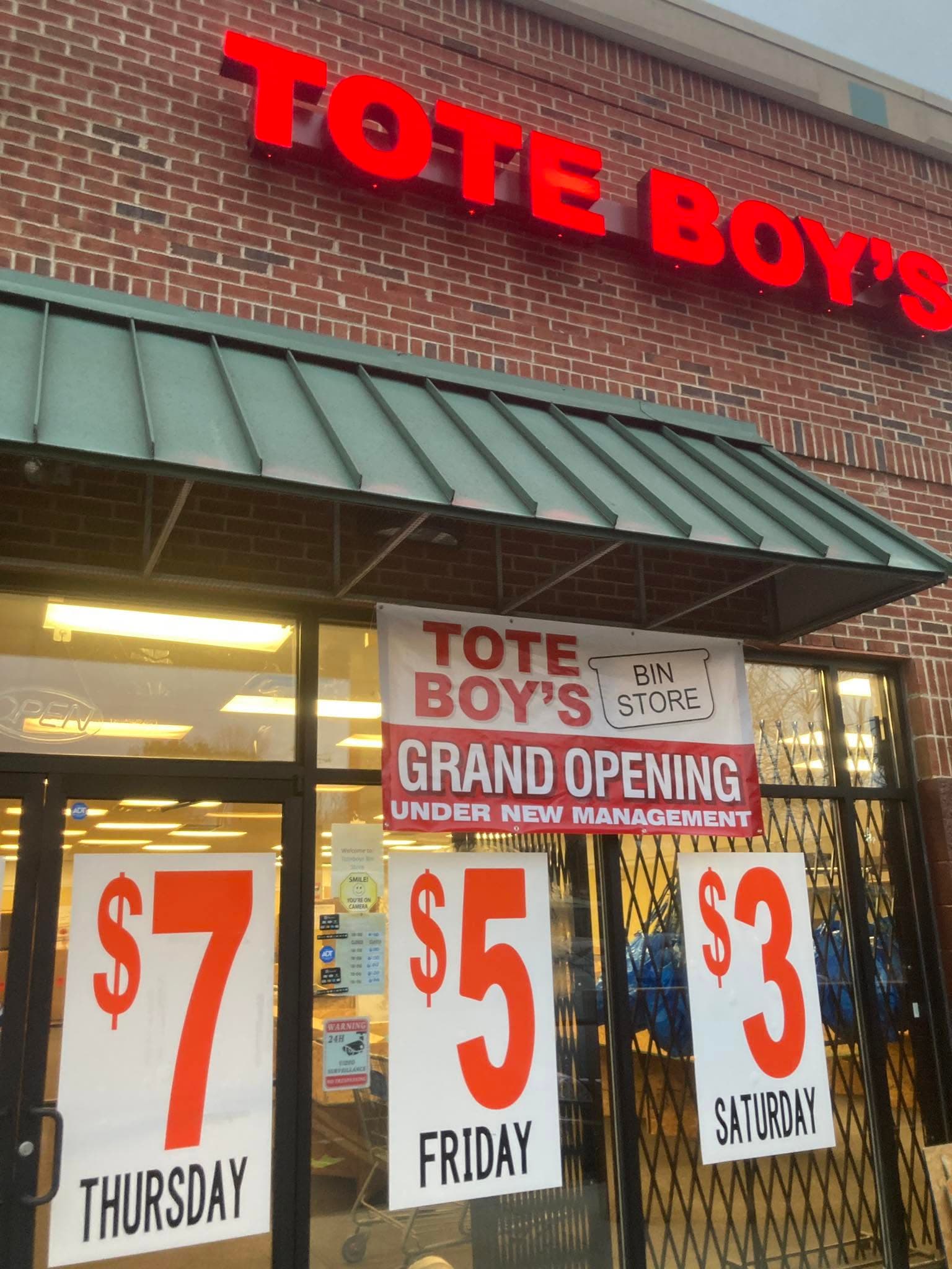 ToteBoy’s Bin Store